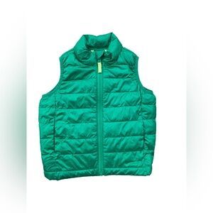 Primary Size 4 Green Lightweight Puffer Vest